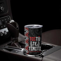 Aotearoa Toitu Te Tiriti Tumbler Cup Honour The Treaty Maori Haka LT14 - Polynesian Pride