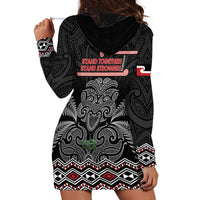 Aotearoa Toitu Te Tiriti Hoodie Dress Stand Together! Stand Stronger! - NZ Tiki LT14 - Polynesian Pride
