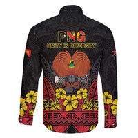Papua New Guinea Independence Day Family Matching Summer Maxi Dress and Hawaiian Shirt PNG Bird of Paradise 50th Anniversary LT14 - Polynesian Pride