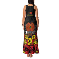 Papua New Guinea Independence Day Family Matching Tank Maxi Dress and Hawaiian Shirt PNG Bird of Paradise 50th Anniversary LT14 - Polynesian Pride