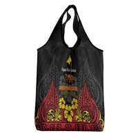 Papua New Guinea Independence Day Grocery Bag PNG Bird of Paradise 50th Anniversary LT14 - Polynesian Pride