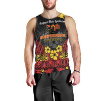 Papua New Guinea Independence Day Men Tank Top PNG Bird of Paradise 50th Anniversary LT14 - Polynesian Pride