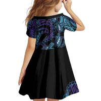 Polynesia Sea Turtle Day Family Matching Off Shoulder Maxi Dress and Hawaiian Shirt Tribal Honu Plumeria Polynesian Pattern LT14 - Polynesian Pride