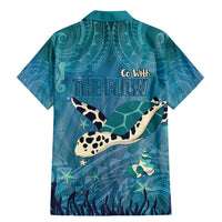 World Sea Turtle Day Polynesia Family Matching Mermaid Dress and Hawaiian Shirt Go With The Flow LT14 - Polynesian Pride