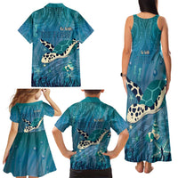 World Sea Turtle Day Polynesia Family Matching Tank Maxi Dress and Hawaiian Shirt Go With The Flow LT14 - Polynesian Pride