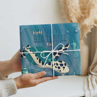 World Sea Turtle Day Polynesia Wrapping Paper Go With The Flow - Polynesian Pride