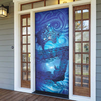 Kuri New Zealand Matariki Door Cover Aotearoa Dog Waka Maori New Year Galaxy Vibes LT14 - Polynesian Pride