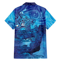 Kuri New Zealand Matariki Family Matching Summer Maxi Dress and Hawaiian Shirt Aotearoa Dog Waka Maori New Year Galaxy Vibes LT14 - Polynesian Pride