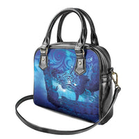 Kuri New Zealand Matariki Shoulder Handbag Aotearoa Dog Waka Maori New Year Galaxy Vibes LT14 - Polynesian Pride