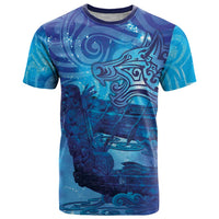 Kuri New Zealand Matariki T Shirt Aotearoa Dog Waka Maori New Year Galaxy Vibes LT14 Blue - Polynesian Pride