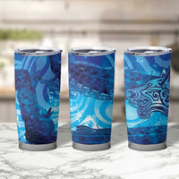 Kuri New Zealand Matariki Tumbler Cup Aotearoa Dog Waka Maori New Year Galaxy Vibes LT14 - Polynesian Pride