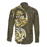 Amariyu Guam Chamorro Long Sleeve Button Shirt Guahan Seal Tattoo LT14 - Polynesian Pride