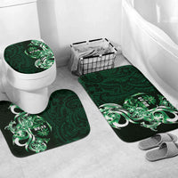 Betde Guam Chamorro Bathroom Set Guahan Seal Tattoo LT14 Mat Set Only (3 pcs) One Size Green - Polynesian Pride