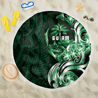 Betde Guam Chamorro Beach Blanket Guahan Seal Tattoo LT14 One Size 150cm Green - Polynesian Pride