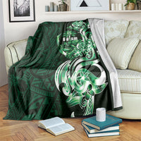 Betde Guam Chamorro Blanket Guahan Seal Tattoo LT14 Green - Polynesian Pride
