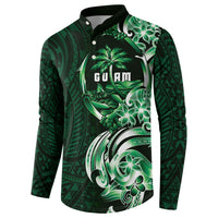 Betde Guam Chamorro Button Sweatshirt Guahan Seal Tattoo LT14 - Polynesian Pride