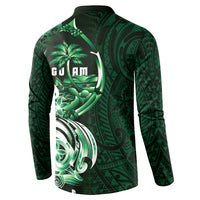 Betde Guam Chamorro Button Sweatshirt Guahan Seal Tattoo LT14 - Polynesian Pride