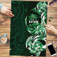 Betde Guam Chamorro Puzzle Guahan Seal Tattoo LT14 Green - Polynesian Pride