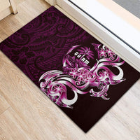 Kulot Di Rosa Guam Chamorro Rubber Doormat Guahan Seal Tattoo LT14 - Polynesian Pride