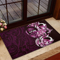 Kulot Di Rosa Guam Chamorro Rubber Doormat Guahan Seal Tattoo LT14 - Polynesian Pride