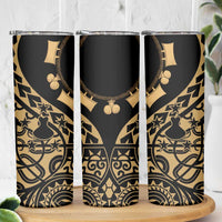 Austral Islands Skinny Tumbler Tuhaa Pae Penu Stars Necklace Gold LT14 - Polynesian Pride