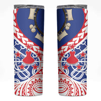 Austral Islands Skinny Tumbler Tuhaa Pae Penu Stars Necklace Red LT14 Red - Polynesian Pride
