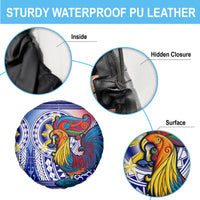 Philippines Spare Tire Cover Filipino Sarimanok With Polynesian Tattoo LT14 - Polynesian Pride
