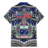 Samoa 685 Family Matching Mermaid Dress and Hawaiian Shirt Samoan Coat Of Arms Simple Style LT14 - Polynesian Pride