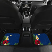 United States And Tonga Car Mats USA Flag Eagle Mix Tongan Coat Of Arms Ngatu Pattern LT14 - Polynesian Pride