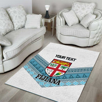 Custom Fiji Tapa Rugby 2025 Area Rug Go Champions Fijiana LT14 - Polynesian Pride