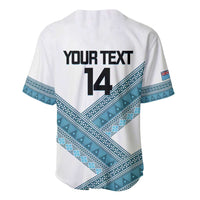 Custom Fiji Tapa Rugby 2025 Baseball Jersey Go Champions Fijiana LT14 - Polynesian Pride