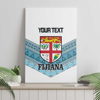 Custom Fiji Tapa Rugby 2025 Canvas Wall Art Go Champions Fijiana LT14 - Polynesian Pride