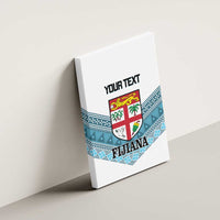 Custom Fiji Tapa Rugby 2025 Canvas Wall Art Go Champions Fijiana LT14 - Polynesian Pride