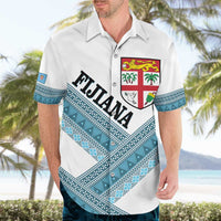 Custom Fiji Tapa Rugby 2025 Hawaiian Shirt Go Champions Fijiana LT14 - Polynesian Pride