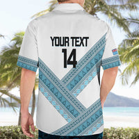 Custom Fiji Tapa Rugby 2025 Hawaiian Shirt Go Champions Fijiana LT14 - Polynesian Pride
