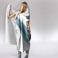 Custom Fiji Tapa Rugby 2025 Hooded Blanket Go Champions Fijiana LT14 - Polynesian Pride