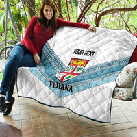 Custom Fiji Tapa Rugby 2025 Quilt Go Champions Fijiana LT14 - Polynesian Pride