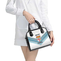 Custom Fiji Tapa Rugby 2025 Shoulder Handbag Go Champions Fijiana LT14 - Polynesian Pride