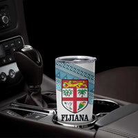 Custom Fiji Tapa Rugby 2025 Tumbler Cup Go Champions Fijiana LT14 - Polynesian Pride