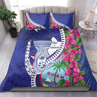 Biba Guam Liberation Day Bedding Set Tano y Chamoru Latte Stone Blue