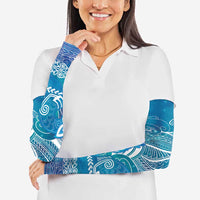 Kuri Dog Waka New Zealand Matariki Arm Sleeves Ocean Sharks Maori Tattoo LT14 - Polynesian Pride