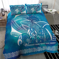 Kuri Dog Waka New Zealand Matariki Bedding Set Ocean Sharks Maori Tattoo LT14 - Polynesian Pride