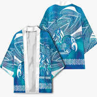 Kuri Dog Waka New Zealand Matariki Kimono Ocean Sharks Maori Tattoo LT14 - Polynesian Pride