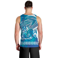 Kuri Dog Waka New Zealand Matariki Men Tank Top Ocean Sharks Maori Tattoo LT14 - Polynesian Pride