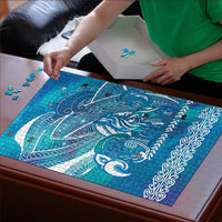 Kuri Dog Waka New Zealand Matariki Puzzle Ocean Sharks Maori Tattoo LT14 - Polynesian Pride