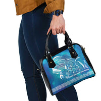 Kuri Dog Waka New Zealand Matariki Shoulder Handbag Ocean Sharks Maori Tattoo LT14 - Polynesian Pride
