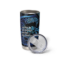 Tuna Eel New Zealand Matariki Tumbler Cup He Piko He Taniwha Maori Pattern
