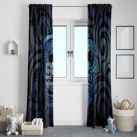 Tuna Eel New Zealand Matariki Window Curtain He Piko He Taniwha Maori Pattern