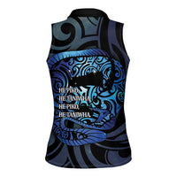 Tuna Eel New Zealand Matariki Women Sleeveless Polo Shirt He Piko He Taniwha Maori Pattern LT14 - Polynesian Pride