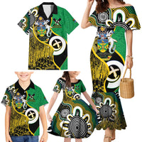 Australian South Sea Islanders National Recognition Day Family Matching Mermaid Dress and Hawaiian Shirt Solomon Islands And Vanuatu Culture LT14 - Polynesian Pride